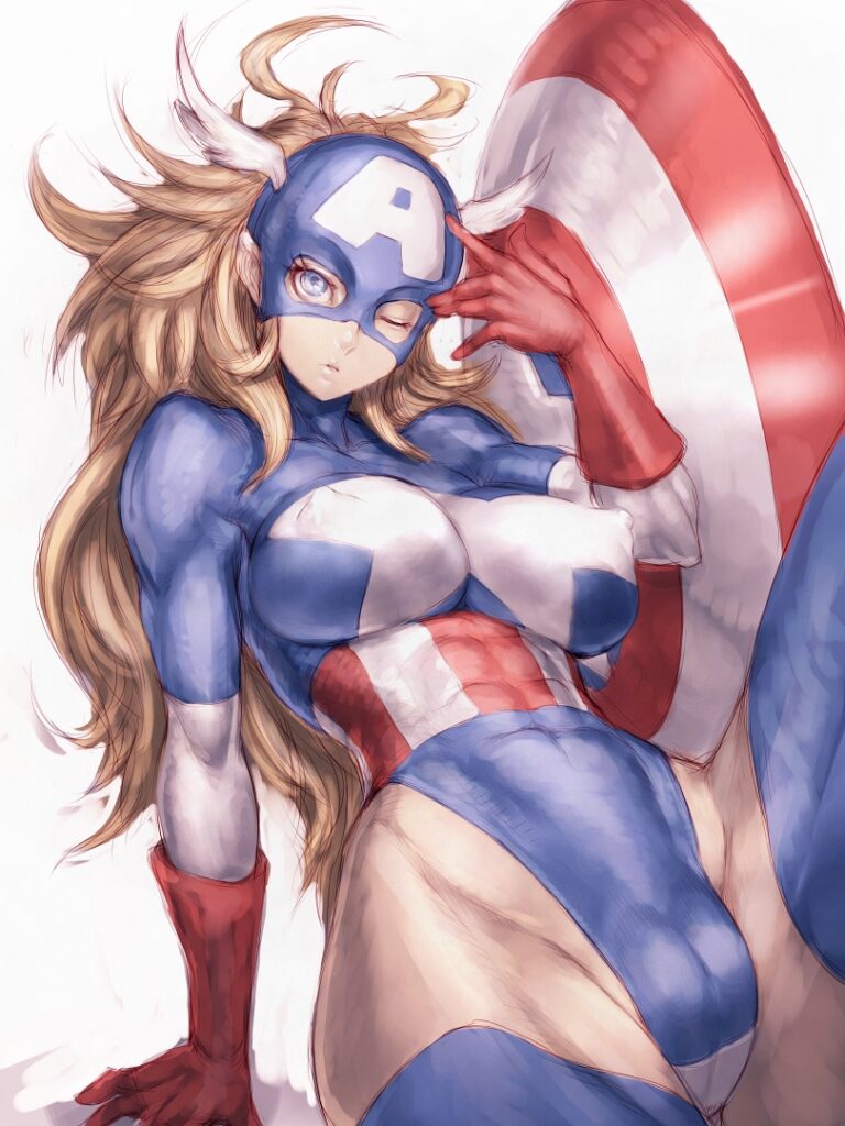 hentai female captain america